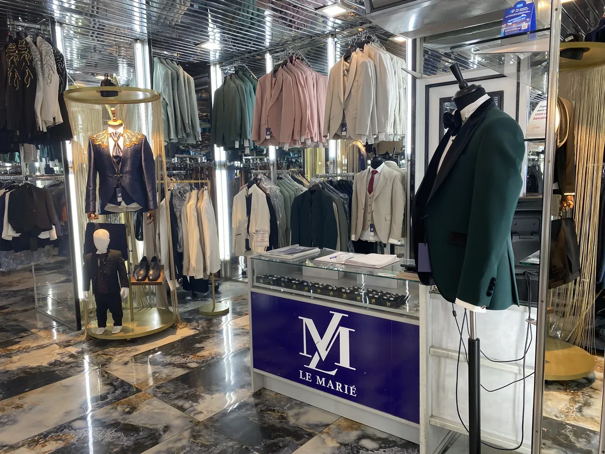 Intérieur de la boutique Le Marié