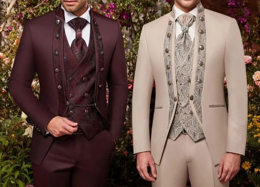 Costume de mariage beige : nos conseils